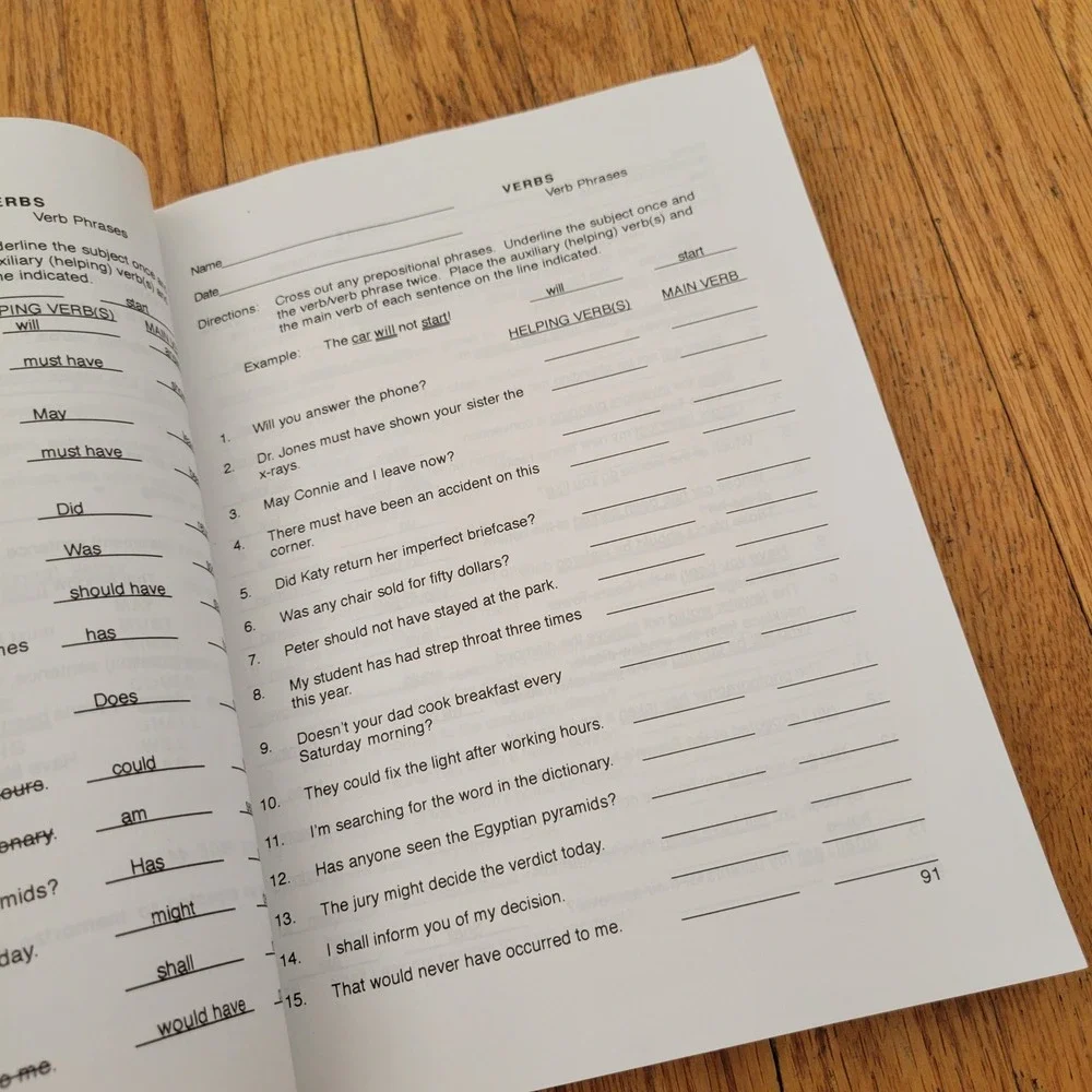 Easy Grammar Plus Systems Red Book Wanda Phillips 95 English Phonics Home School